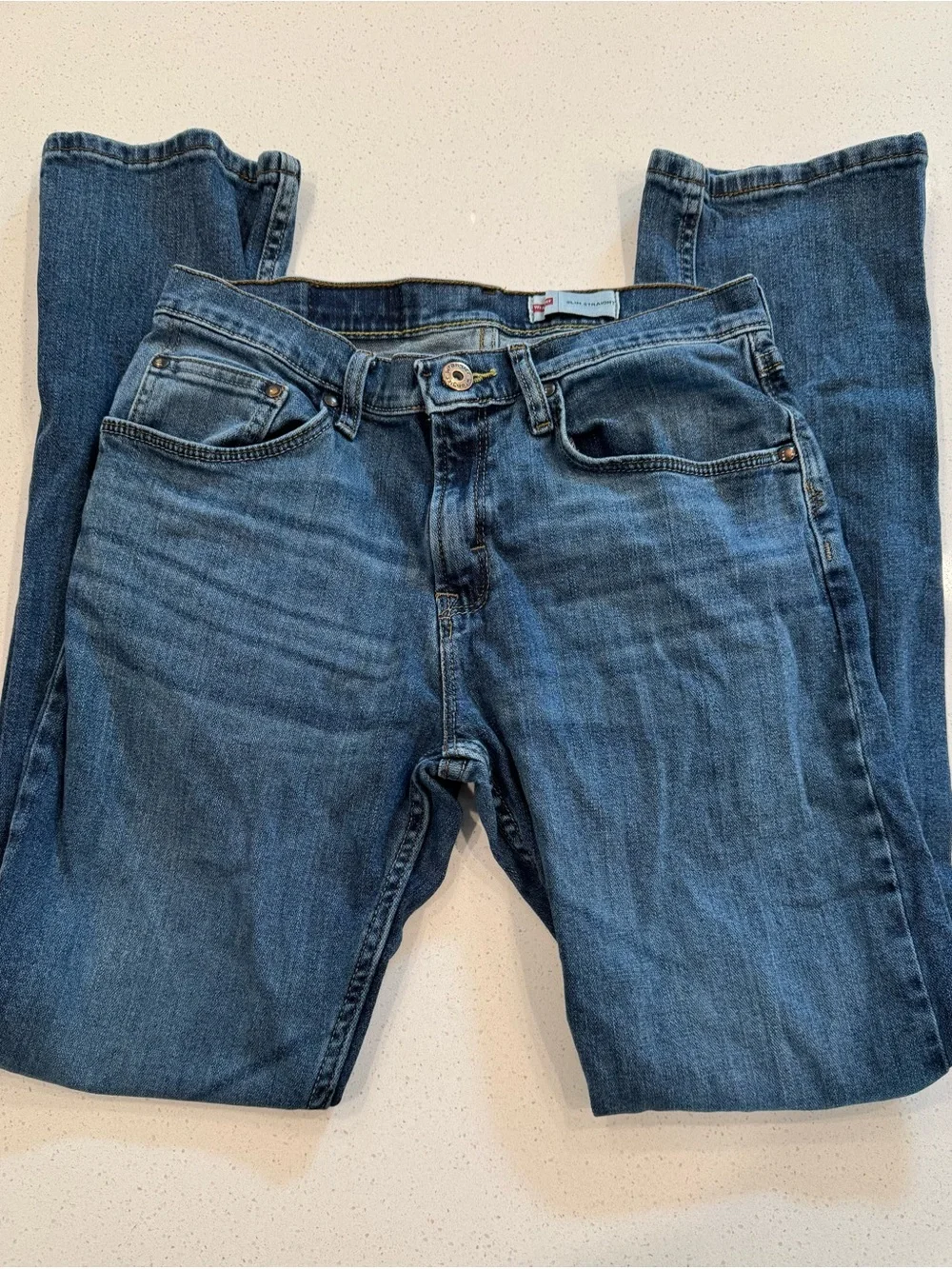 Wrangler Slim Straight Stretch Denim Jeans Women’s 8-10 / Mens 30x32